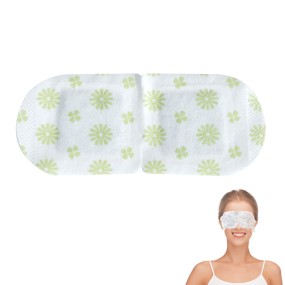 Dry Eye Steam Mask Factory - Winning Product Green Tea Warm Eyemask Satin