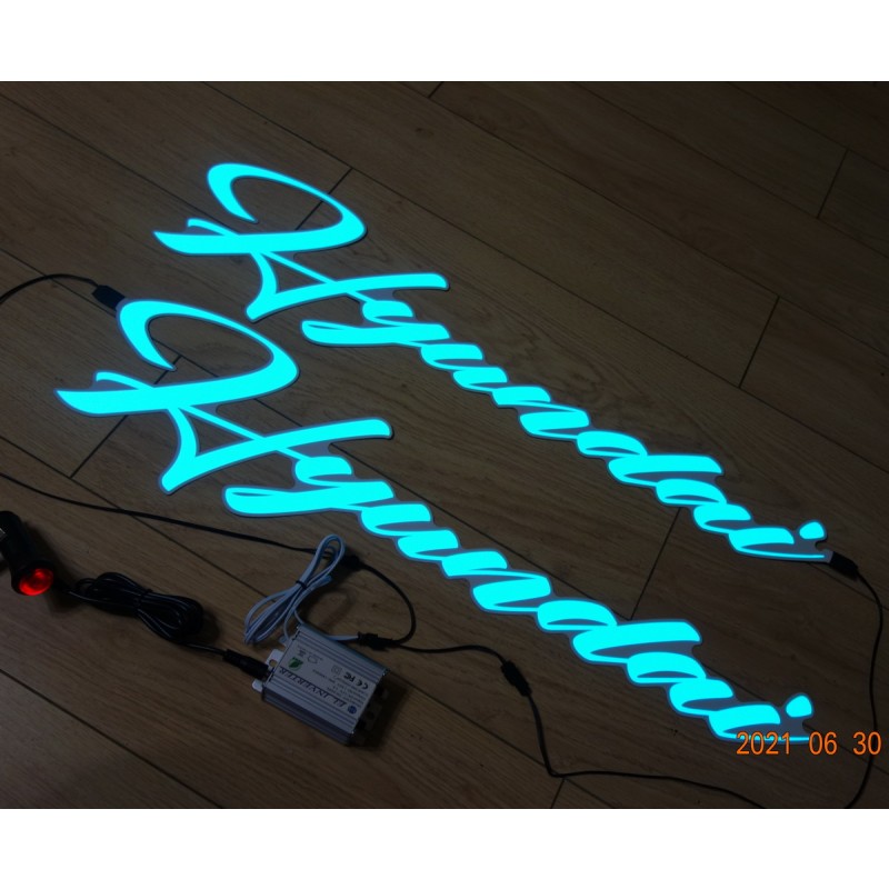 EL Car Stickers Manufacturer - Ultra-Thin Well-Fitted Visible Night Driving