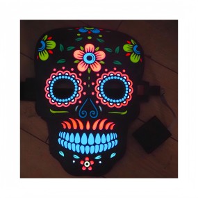 EL Sheet Mask Manufacturer - Voice-controlled Flashing Auto Senses Music