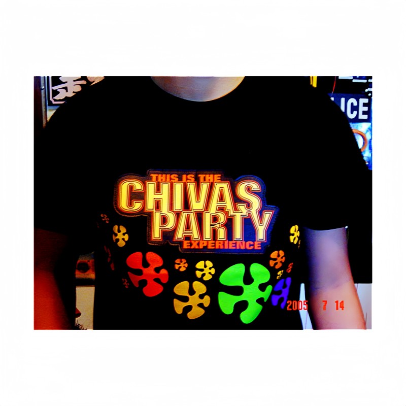 EL T-shirt Supplier - with AAAX4 Battery Voice Controlled Inverter CHIVAS Party