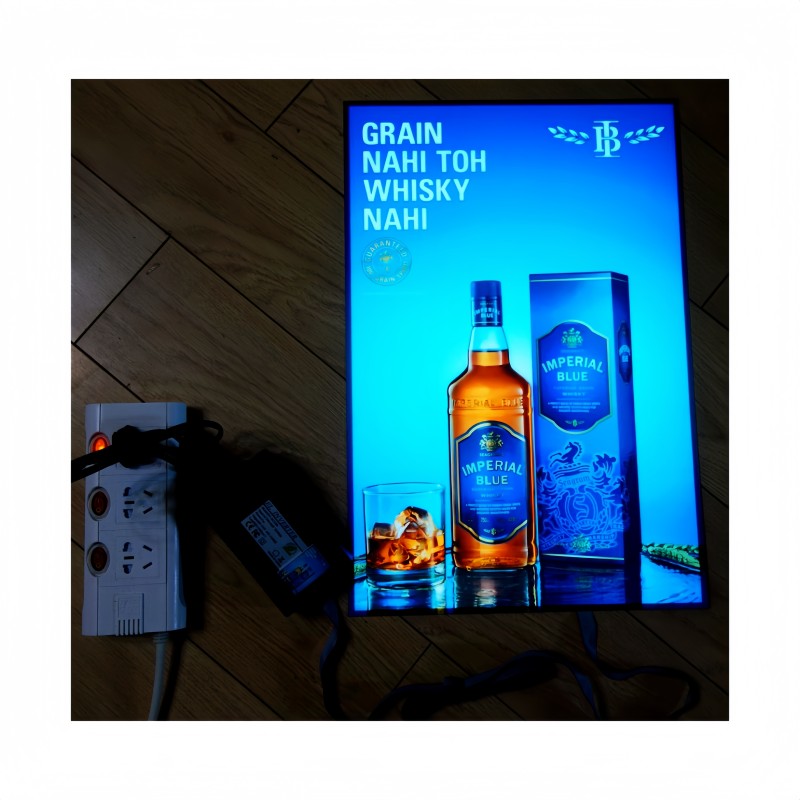 EL Advertising Poster Supplier - Electroluminescent for Alcohol Brands Whisky