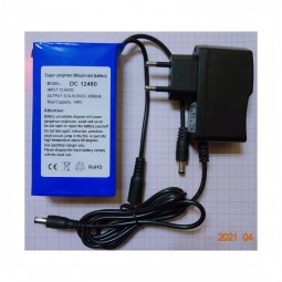 Rechargeable Lithium Battery Manufacturer - 12V 4800mah for EL Cold Light Sheets