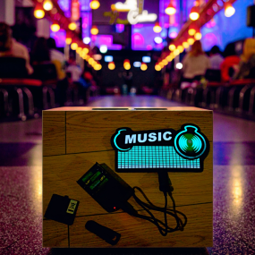 EL Sheet Sticker Factory - Voice Control Flash Mode Bar KTV Sync DJ Music