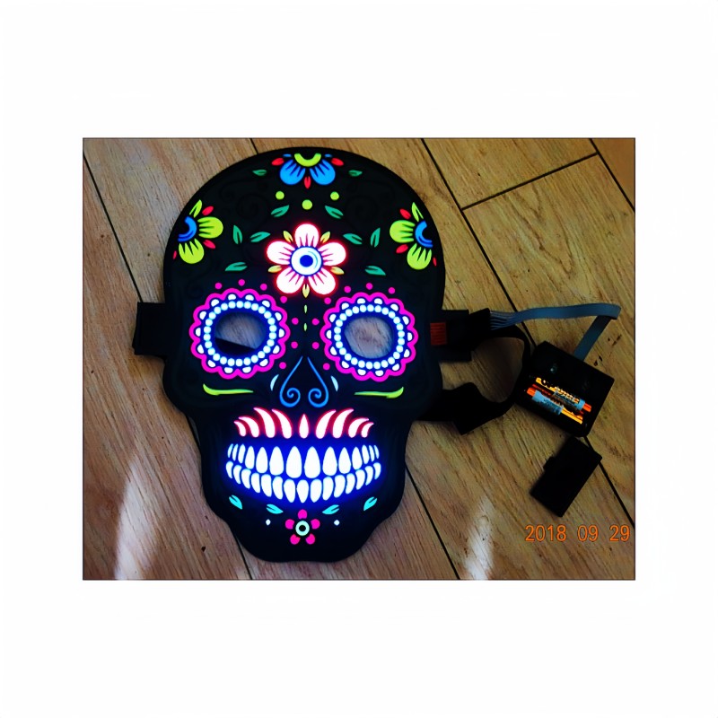 EL Sheet Mask Factory - Voice Control Dynamics Halloween Masquerade Role-play