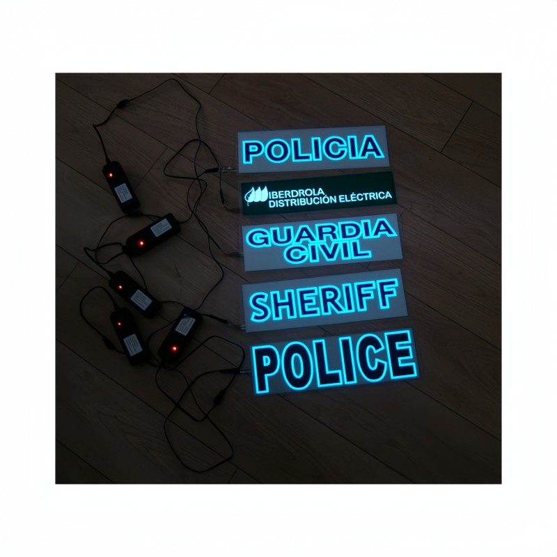 EL Luminous Safety Vest Supplier - Uniform Light No Glare Visible 200m Night