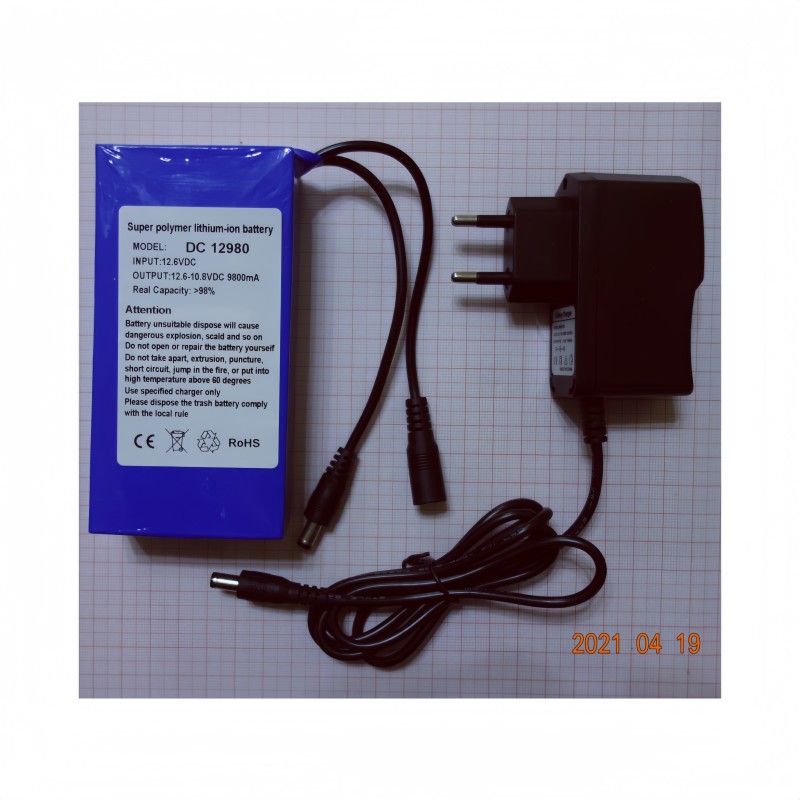 Lithium Battery Pack Supplier - 12V Multiple Capacity 1800mAh to 9800mAh