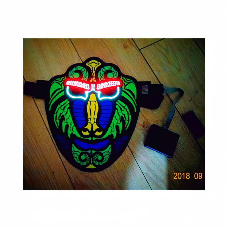 EL Sheet Mask Factory - Voice-Activated for KTV Nightclubs Electric Theme
