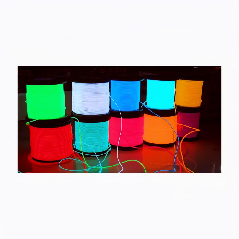 EL Wire Factory - 2.6mm Super Brightness EL Wire 10 Colors Bar KTV Nightclub