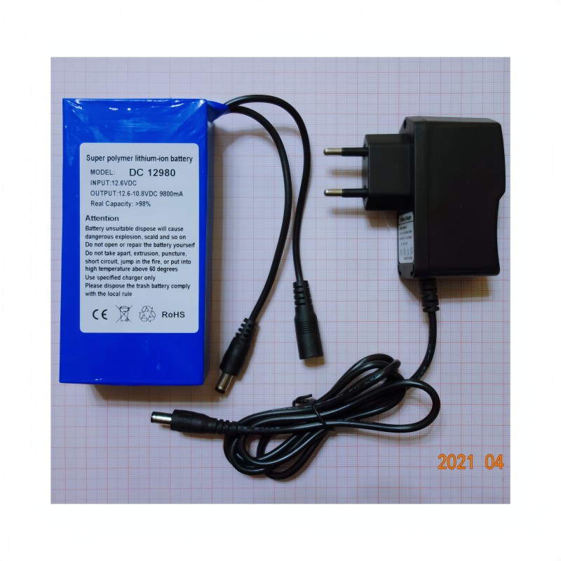 Lithium Battery Manufacturer - High-performance 12.6V 1800mAh Custom Voltage Size