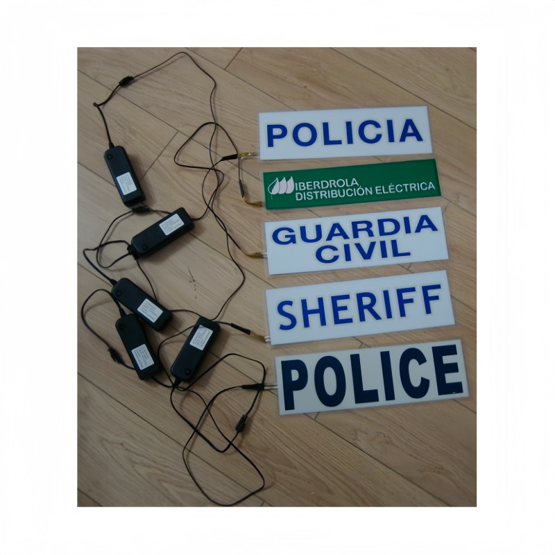 EL Luminous Safety Vest Supplier - Uniform Light No Glare 200m Security Police