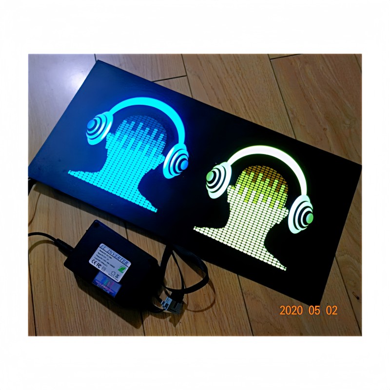 EL Advertising Poster Manufacturer - Ultra-Thin Voice-Activated Flash Music Sync