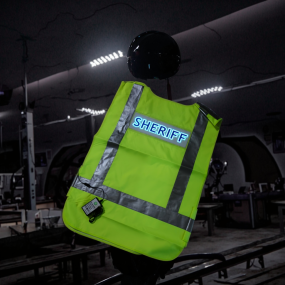 EL Safety Vest Factory - Soft Uniform Light Reflective Strip Dual Warning Rain