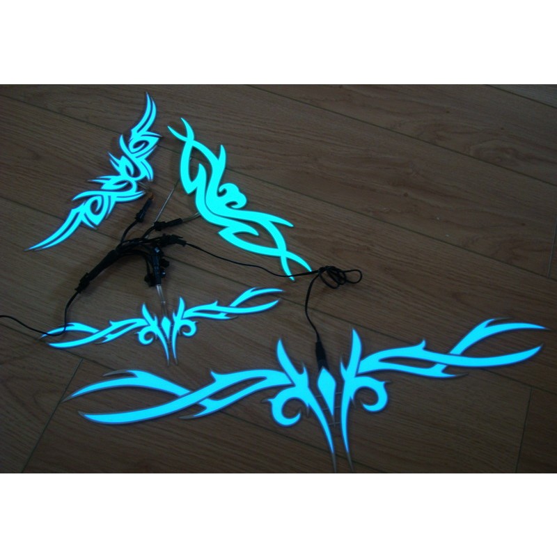 EL Car Stickers Manufacturer - Ultra-Thin Well-Fitted Visible Night Driving