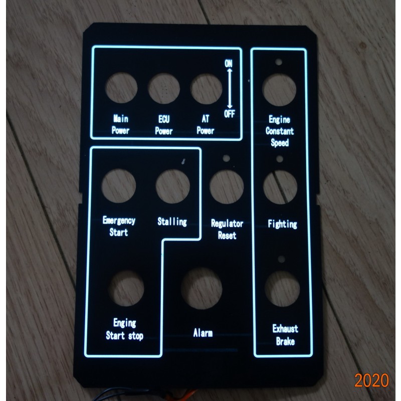 EL Glow Dashboard Supplier - High Brightness Uniform Light Socket Mounting
