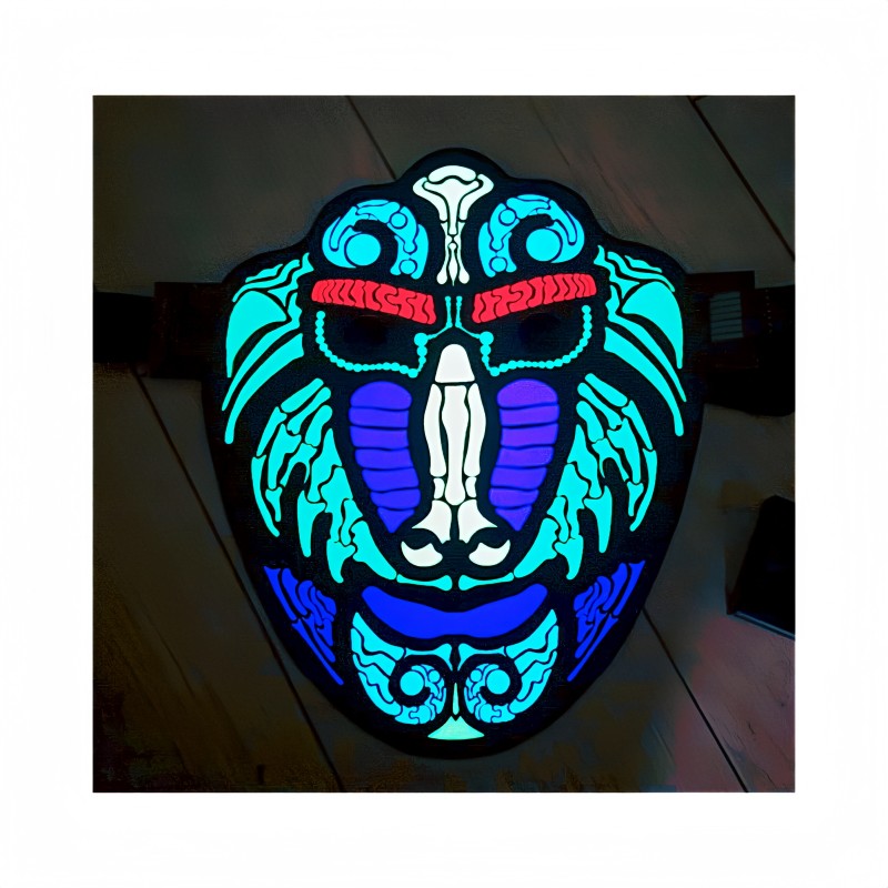 EL Sheet Mask Factory - Voice Control Dynamics Halloween Masquerade Role-play