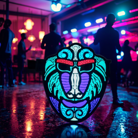 EL Sheet Mask Factory - Voice-Activated for KTV Nightclubs Electric Theme