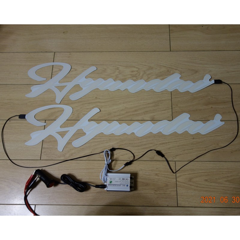 EL Car Sticker Supplier - Customizable Constant Flash Various Designs Windshields