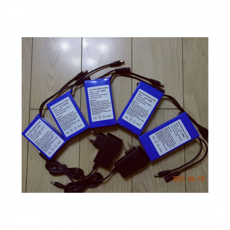Rechargeable Lithium Battery Manufacturer - 12V 4800mah for EL Cold Light Sheets