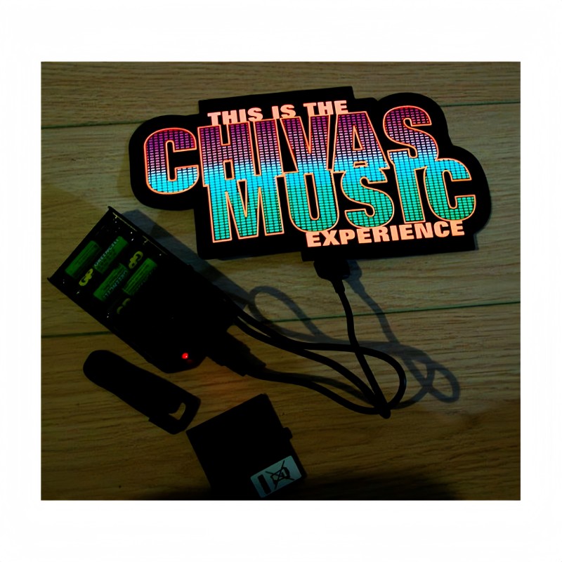 EL T-shirt Factory - High Quality AAAX4 Battery Voice Inverter CHIVAS Party