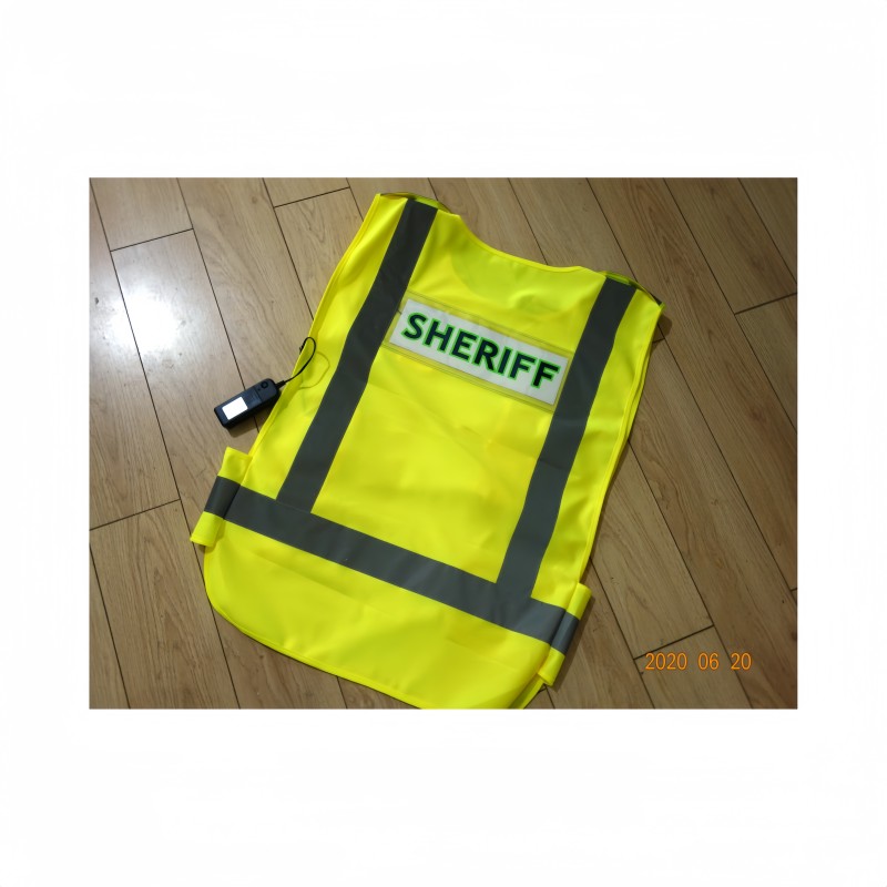 EL Luminous Safety Vest Supplier - Uniform Light No Glare Visible 200m Night