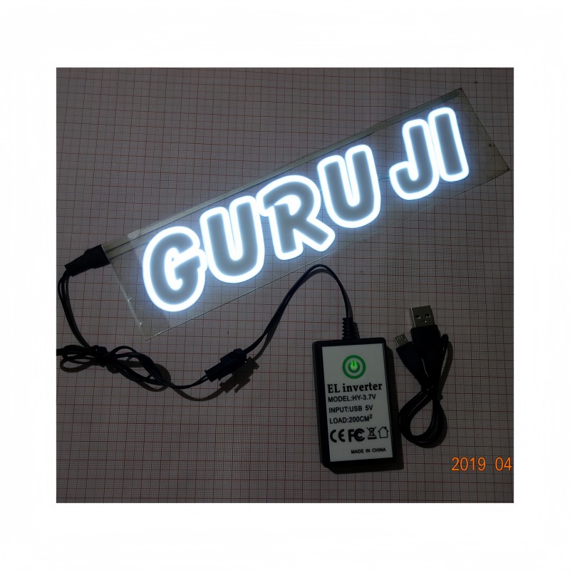 EL Lighted Safety Vest Factory - 5V USB EL Inverter Soft Light Safety Custom