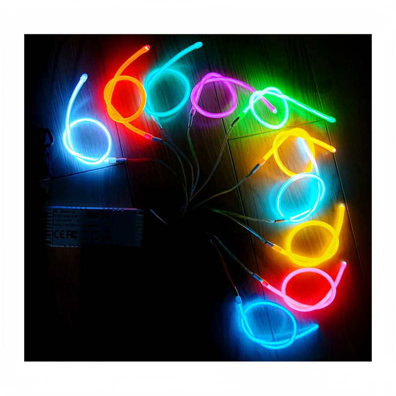 EL Wire Manufacturer - Polar Light 3 2.6mm Constant Flash Sound 10 Colors