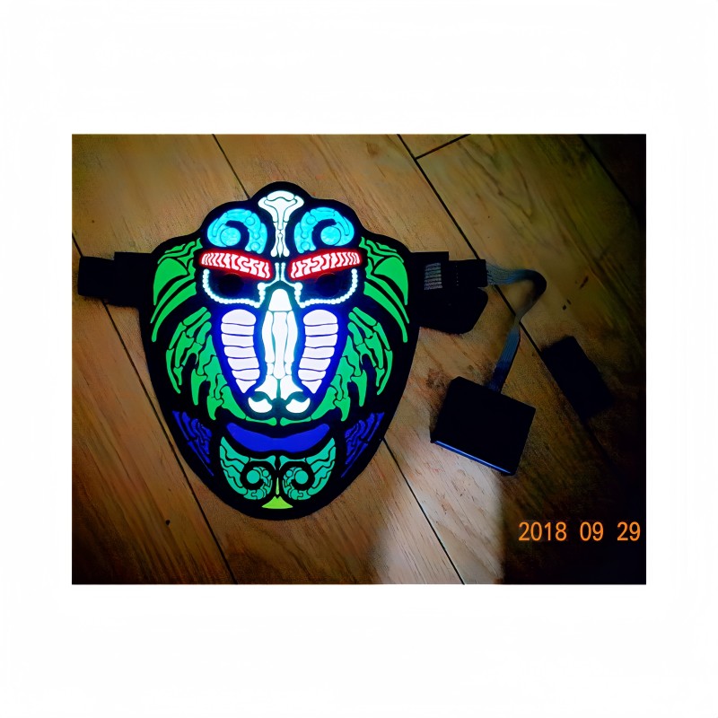 EL Sheet Mask Manufacturer - Voice Control Mode Nightclubs Bars Parties Lights