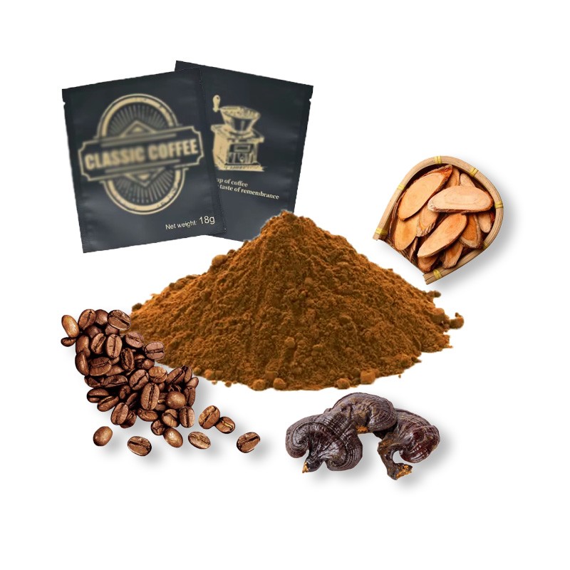 Wholesale OEM Black Coffee Blend Mushroom Coffee Blend for Men
