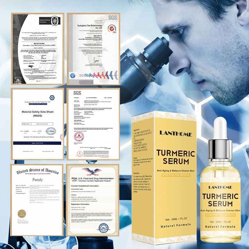 Face Serum Manufacturer - Turmeric Brightening Glow Face Serum