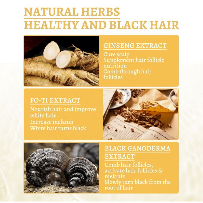 Hair Serum Supplier - Grey Treatment Repair Herbal Hair Serum