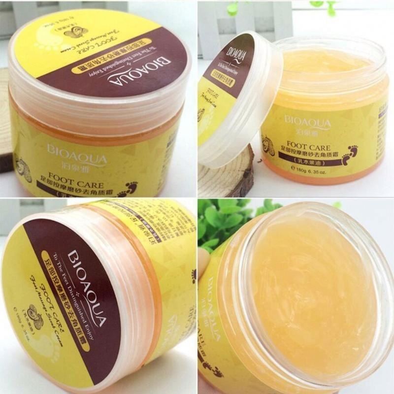 Foot Cream Supplier - Bioaqua Shea Butter Exfoliating Moisturizing