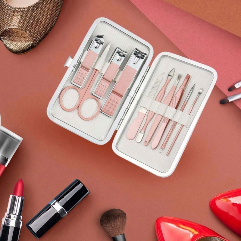 Manicure Set Supplier - New 10 Piece Stainless Steel Set