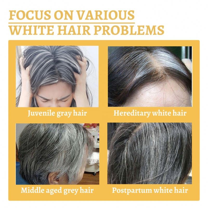 Hair Serum Supplier - Grey Treatment Repair Herbal Hair Serum