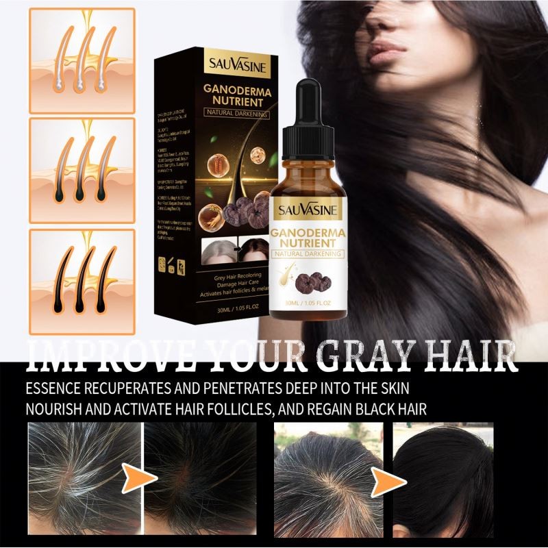 Hair Serum Supplier - Grey Treatment Repair Herbal Hair Serum