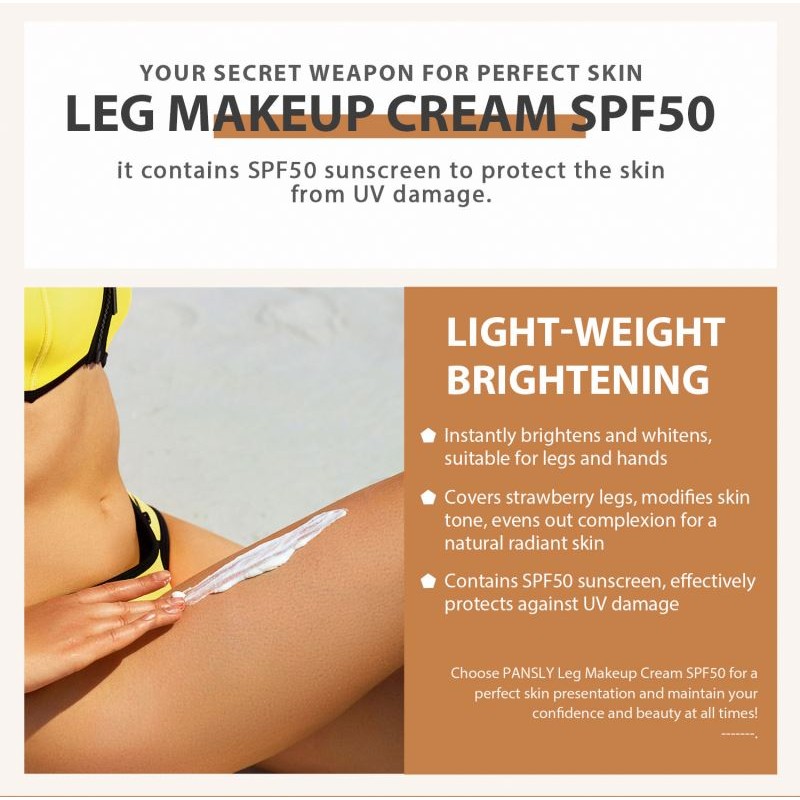 Body Cream Factory - Whitening SPF50 Waterproof Moisturizing Cream