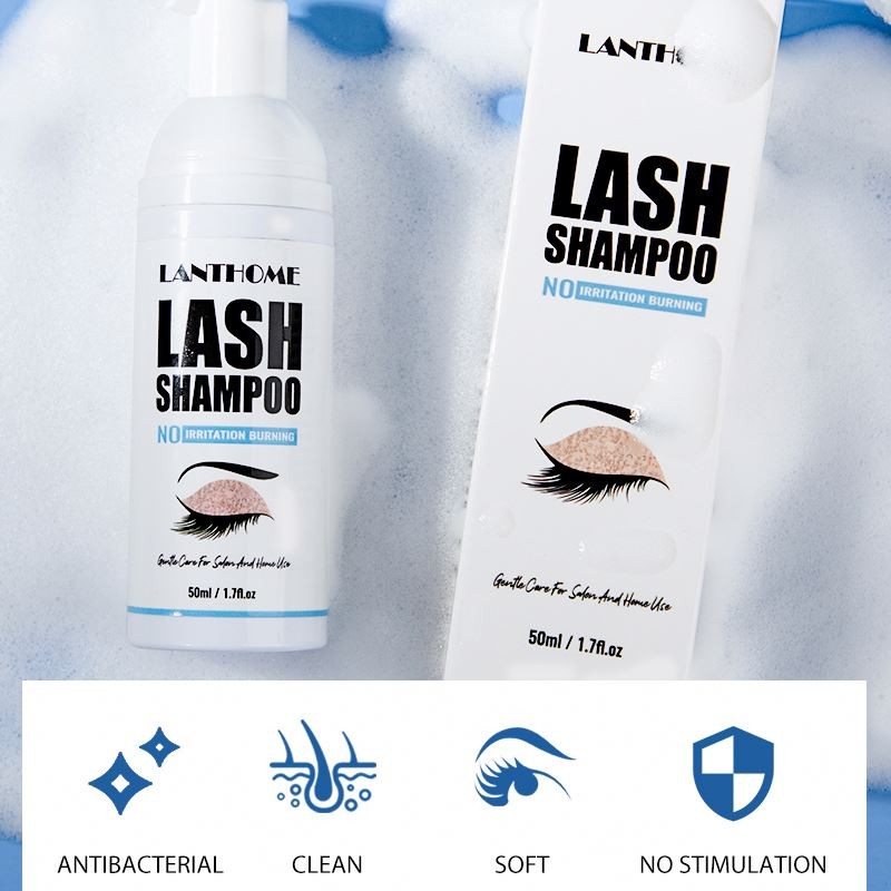 Eyelash Shampoo Factory - Foam Cleaner Peach Scented Lash Wash