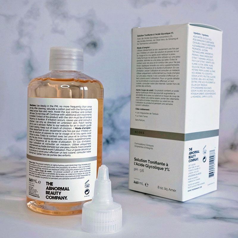 Toner Supplier - Glycolic Acid 7% Toning Solution AHA BHA