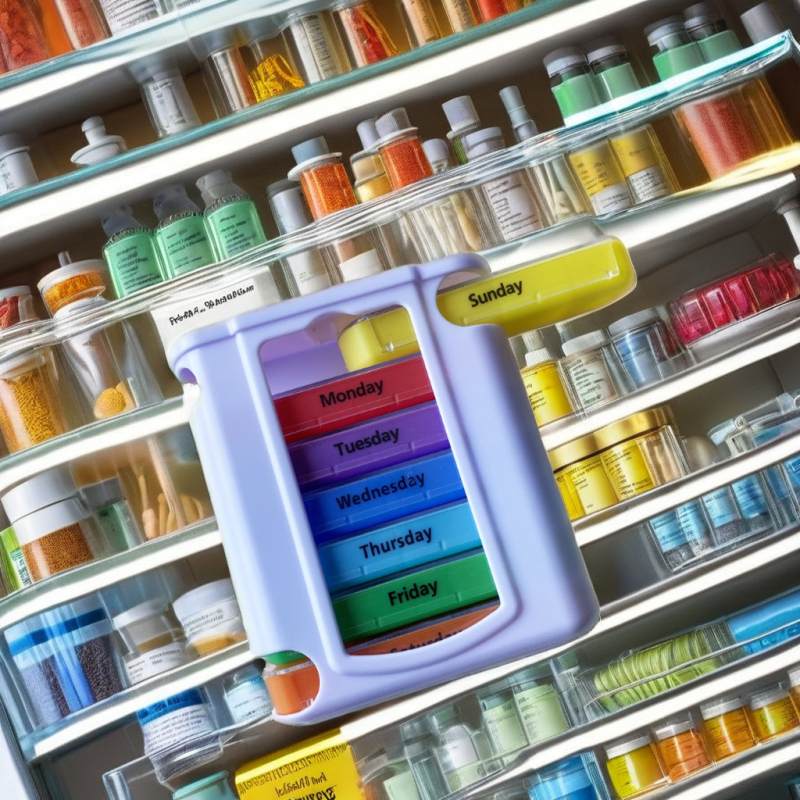 Pill Organizer Factory - 28 Compartment 7 Days Medicine