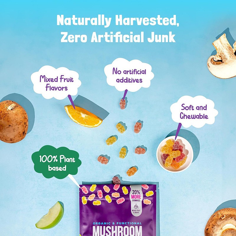 Mushroom Gummies Supplier - Organic Vegan Nootropic Vitamins