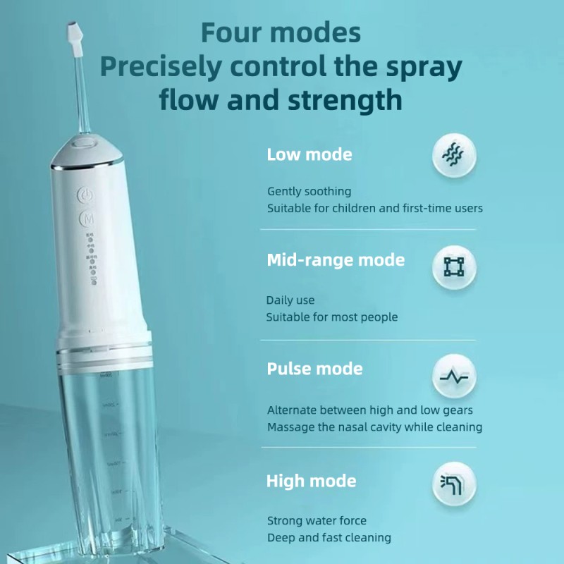 Nasal Irrigator Supplier - Four-Speed Rechargeable Detachable