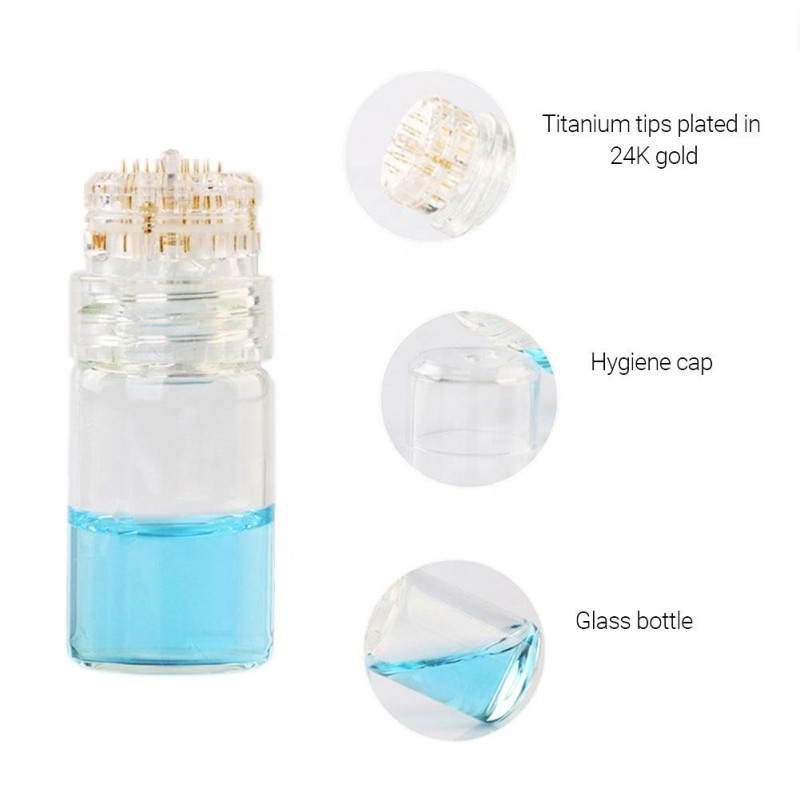 Microneedling Pen Manufacturer - 24k Gold Hydra Stamp Home Use