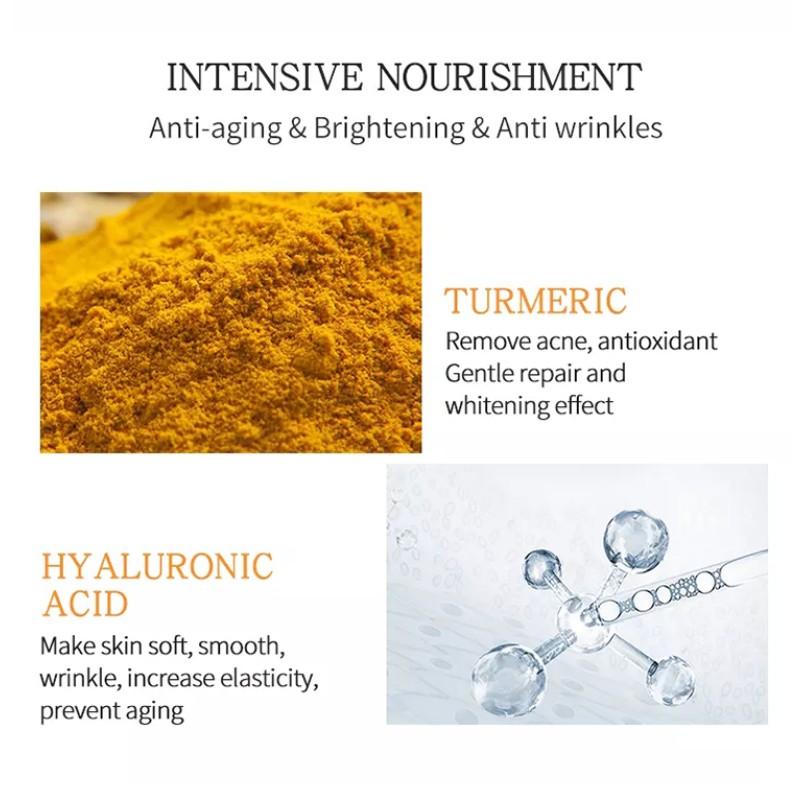 Turmeric Skincare Set Factory - Private Label Vitamin C Dark Spot Care