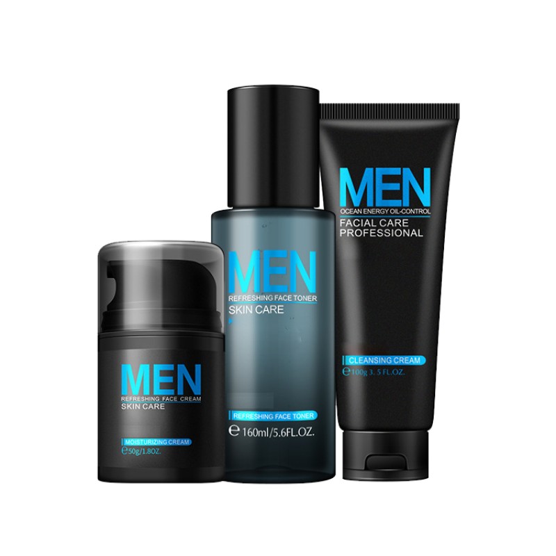 Men Skin Care Set Factory - Professional Whitening Grooming Kit