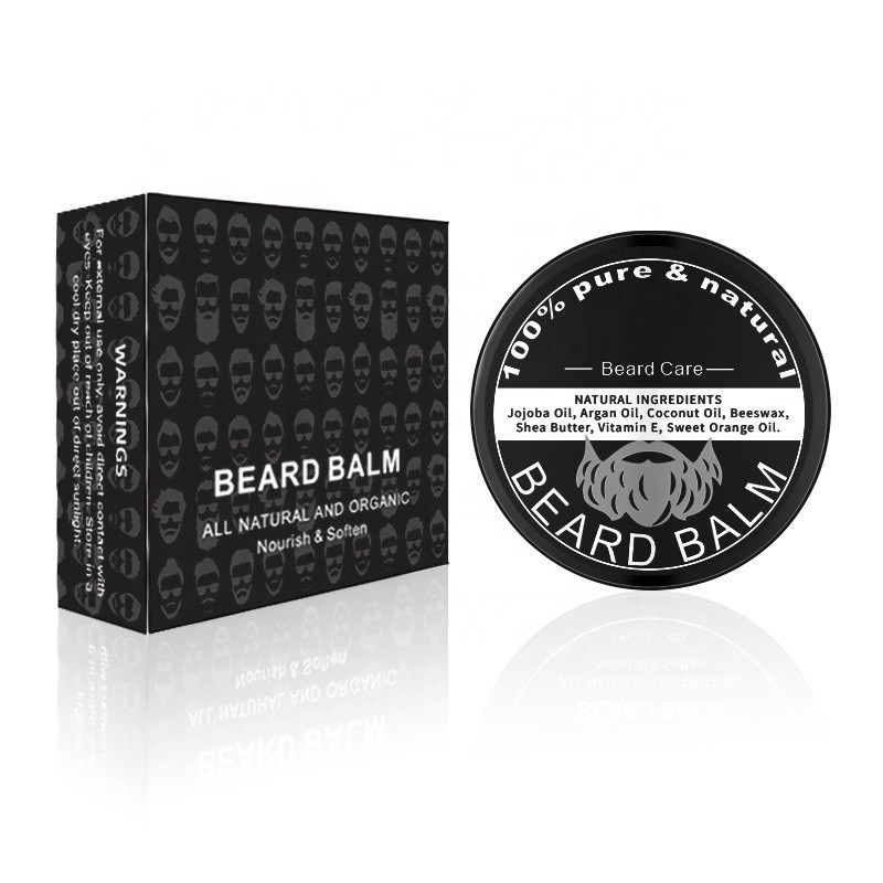 Beard Growth Kit Factory - Organic Balm Serum Derma Roller Set