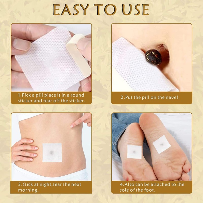 Belly Pellet Supplier - Herbal Tummy Mugwort Navel Slimming Patch
