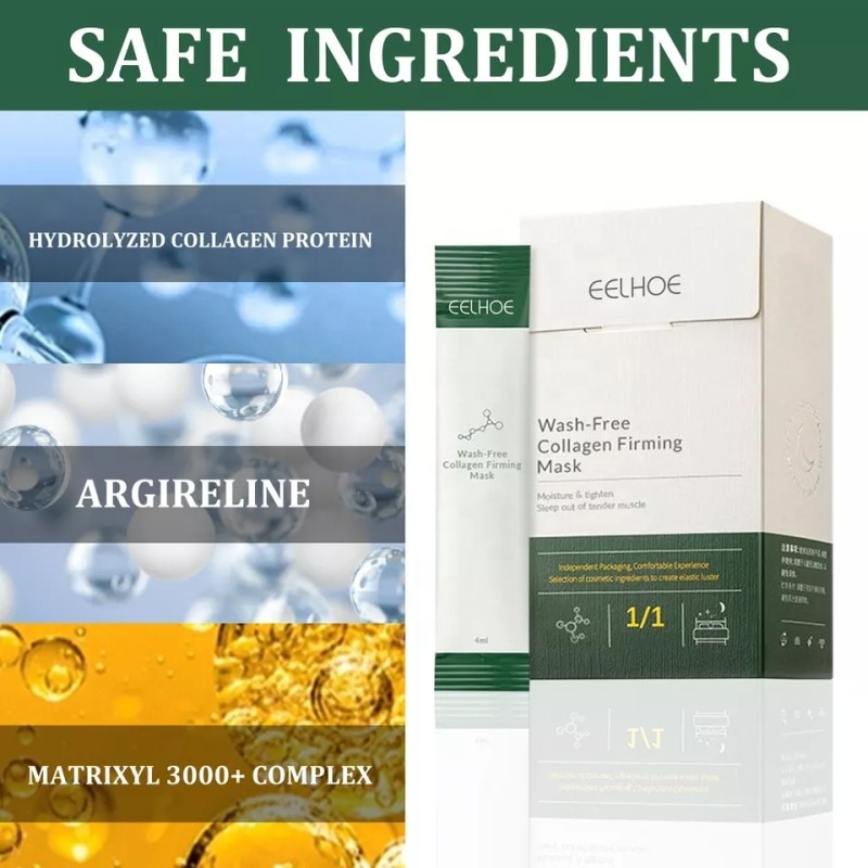 Collagen Sleeping Mask Manufacturer - Private Label 4ml Pore Care Mask