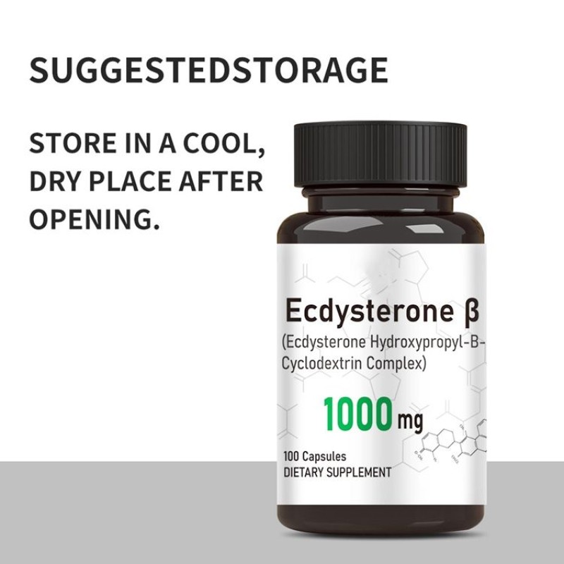 Ecdysterone Capsules Factory - 1000mg Natural Anabolic Capsules