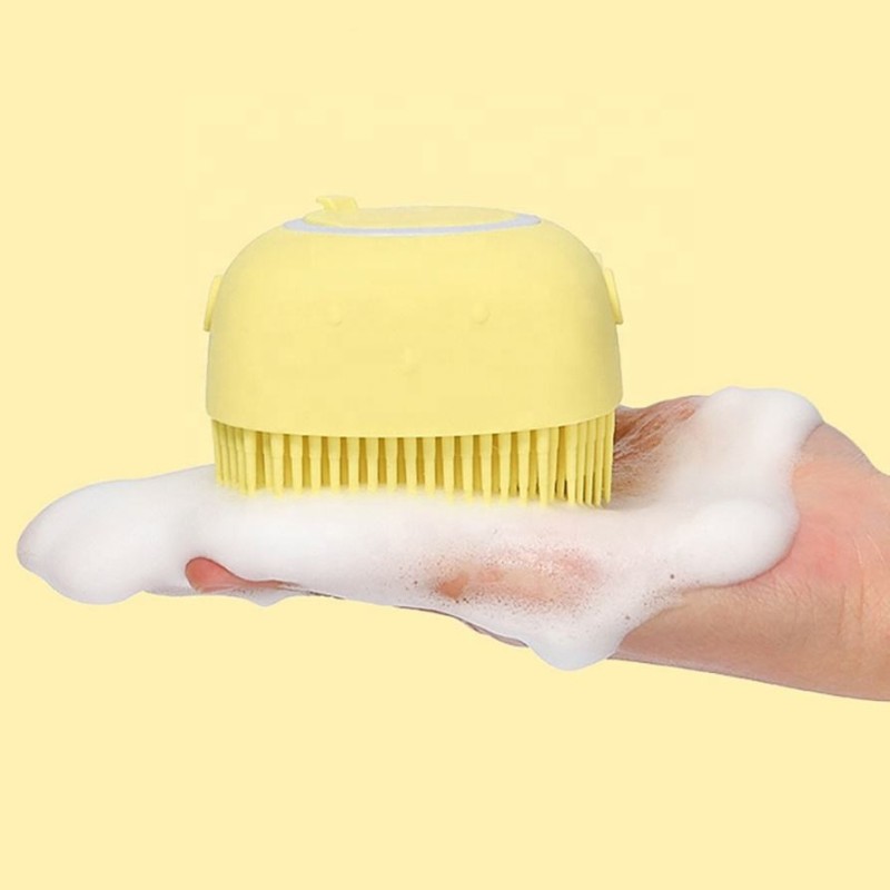 Silicone Sponge Factory - Reusable 2 in 1 Soap Holder Bath Brush