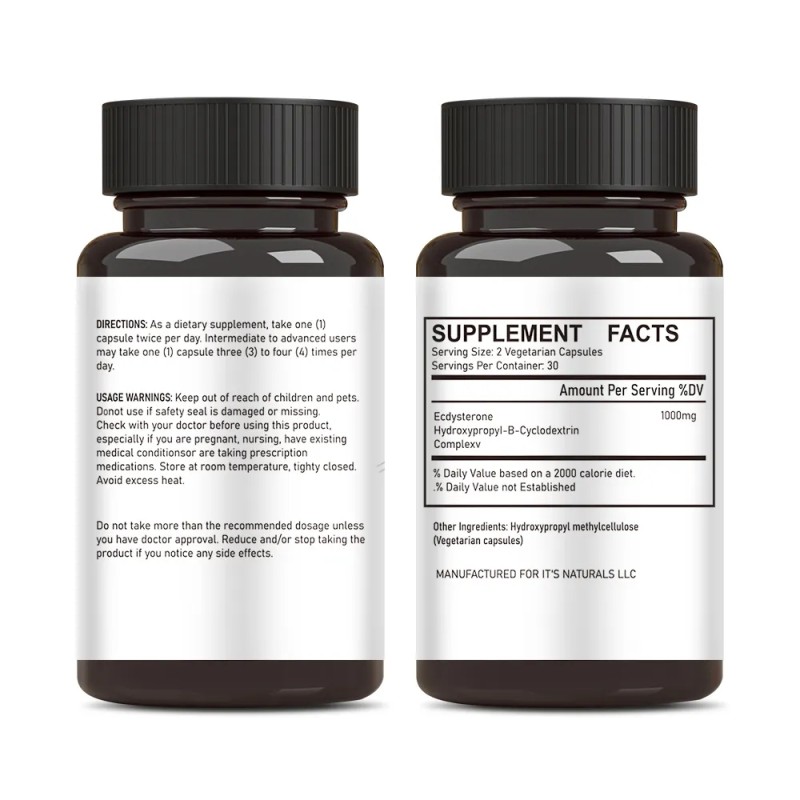 Dietary Supplement Supplier - 1000mg Ecdysterone Muscle Blend