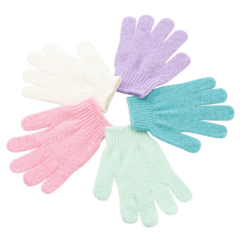 Exfoliating Gloves Manufacturer - Custom Nylon Dead Skin Remover Mitts
